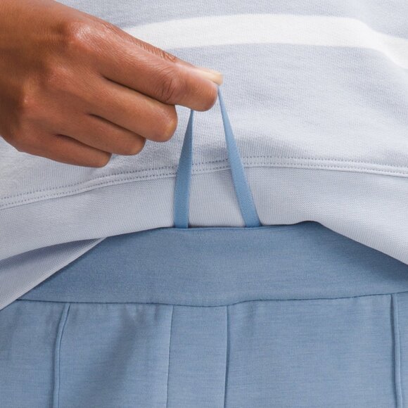 Luluemon Softstreme Pintuck Mid-Rise Pant Regular L NWT Blue Willow - Picture 4 of 9